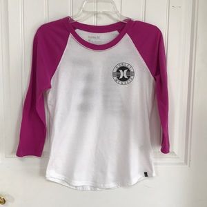 Hurley 3/4 sleeve shirt